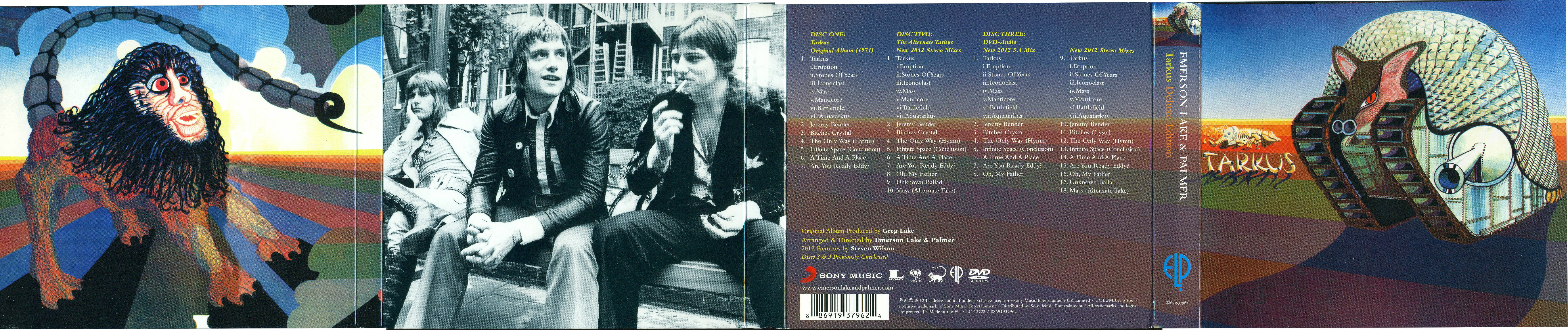 Emerson, Lake and Palmer Tarkus 2cd [digibox out d]